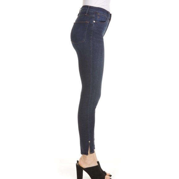 Frame Denim Side Slit Le High Skinny Jeans Size 26 - Picture 2 of 11